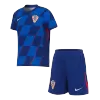 Croatia Kids Kit 2024 Away (Shirt+Shorts) - Best Soccer Players