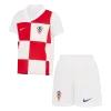 Croatia Kids Kit 2024 Home (Shirt+Shorts) - Best Soccer Players