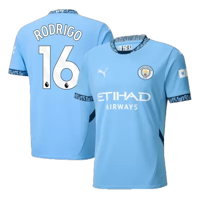 RODRIGO #16 New Manchester City Jersey 2024/25 Home Soccer Shirt - Best Soccer Players