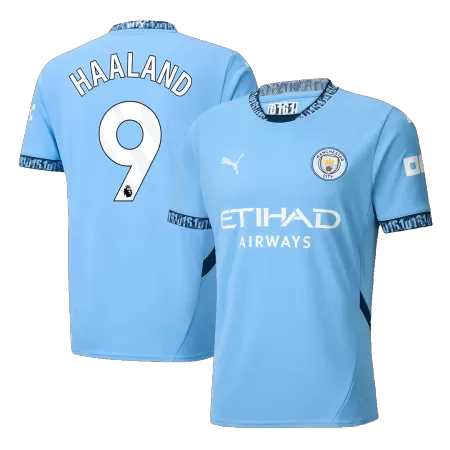 HAALAND #9 New Manchester City Jersey 2024/25 Home Soccer Shirt - Best Soccer Players