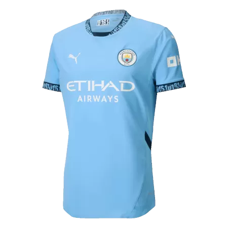 New Manchester City Jersey 2024/25 Home Soccer Shirt Authentic Version - Best Soccer Players