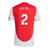 SALIBA #2 New Arsenal Jersey 2024/25 Home Soccer Shirt Player Version Version - Best Soccer Players