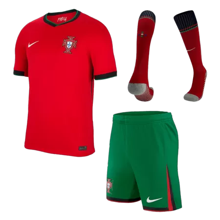 New Portugal Soccer Kit 2024 Home (Shirt+Shorts+Socks) 
 - Best Soccer Players