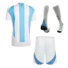 New Argentina Soccer Kit 2024 Home (Shirt+Shorts+Socks) - Best Soccer Players