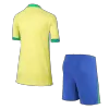 Brazil Kids Kit 2024 Home (Shirt+Shorts) - Best Soccer Players