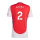 SALIBA #2 New Arsenal Jersey 2024/25 Home Soccer Shirt - Best Soccer Players