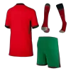 Portugal Kids Kit 2024 Home (Shirt+Shorts+Socks) - Best Soccer Players