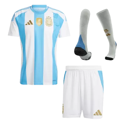 New Argentina Soccer Kit 2024 Home (Shirt+Shorts+Socks) - Best Soccer Players