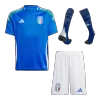 Italy Kids Kit 2024 Home (Shirt+Shorts+Socks) - Best Soccer Players