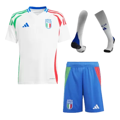 Italy Kids Kit 2024 Away (Shirt+Shorts+Socks) - Best Soccer Players