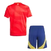 Spain Kids Kit 2024 Home (Shirt+Shorts) - Best Soccer Players