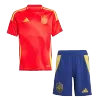 Spain Kids Kit 2024 Home (Shirt+Shorts) - Best Soccer Players