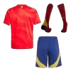 Spain Kids Kit 2024 Home (Shirt+Shorts+Socks) - Best Soccer Players