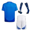 Italy Kids Kit 2024 Home (Shirt+Shorts+Socks) - Best Soccer Players