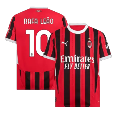 RAFA LEÃO #10 New AC Milan Jersey 2024/25 Home Soccer Shirt - Best Soccer Players