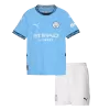 Manchester City Kids Kit 2024/25 Home (Shirt+Shorts) - Best Soccer Players