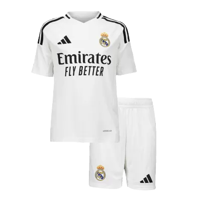 Real Madrid Kids Kit 2024/25 Home (Shirt+Shorts) - Best Soccer Players