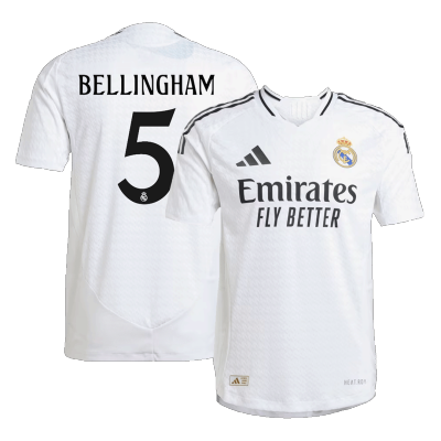 BELLINGHAM #5 New Real Madrid Jersey 2024/25 Home Soccer Shirt - Best Soccer Players