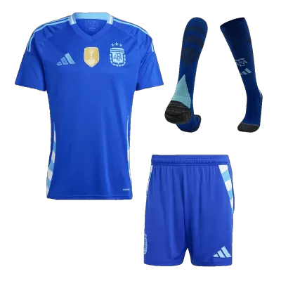 New Argentina Soccer Kit 2024 Away (Shirt+Shorts+Socks) 
 - Best Soccer Players