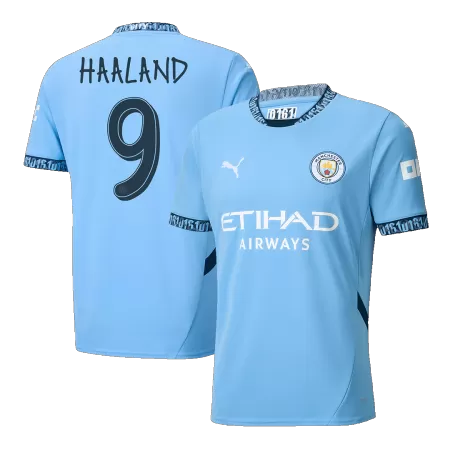 HAALAND #9 New Manchester City Jersey 2024/25 Home Soccer Shirt - UCL - Best Soccer Players
