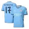 DE BRUYNE #17 New Manchester City Jersey 2024/25 Home Soccer Shirt - UCL - Best Soccer Players