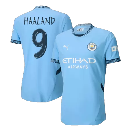 HAALAND #9 New Manchester City Jersey 2024/25 Home Soccer Shirt Player Version Version - UCL - Best Soccer Players
