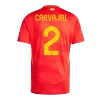 CARVAJAL #2 New Spain Jersey 2024 Home Soccer Shirt - Best Soccer Players