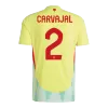 CARVAJAL #2 New Spain Jersey 2024 Away Soccer Shirt - Best Soccer Players