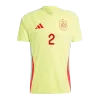 CARVAJAL #2 New Spain Jersey 2024 Away Soccer Shirt - Best Soccer Players