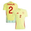 CARVAJAL #2 New Spain Jersey 2024 Away Soccer Shirt - Best Soccer Players