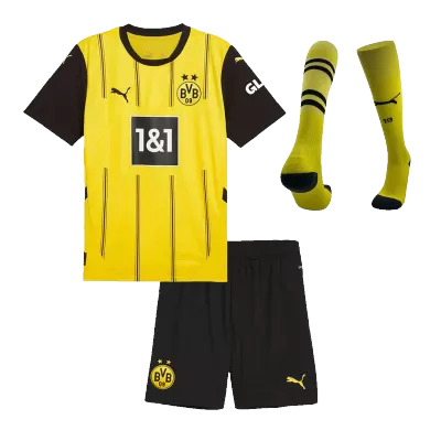 New Borussia Dortmund Jersey 2024/25 Home Soccer Long Sleeve Shirt - Best Soccer Players