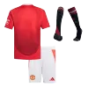 Manchester United Kids Kit 2024/25 Home (Shirt+Shorts+Socks) - Best Soccer Players