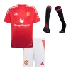 Manchester United Kids Kit 2024/25 Home (Shirt+Shorts+Socks) - Best Soccer Players