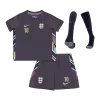 BELLINGHAM #10 England Kids Kit 2024 Away (Shirt+Shorts+Socks) - Best Soccer Players