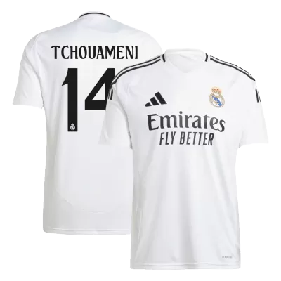 TCHOUAMENI #14 Real Madrid Home Soccer Jersey 2024/25 White - Best Soccer Players