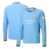 New Manchester City Jersey 2024/25 Home Soccer Long Sleeve Shirt - Best Soccer Players