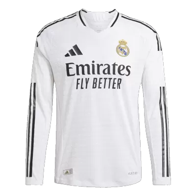 New Real Madrid Jersey 2024/25 Home Soccer Long Sleeve Shirt - Best Soccer Players