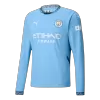 New Manchester City Jersey 2024/25 Home Soccer Long Sleeve Shirt - Best Soccer Players