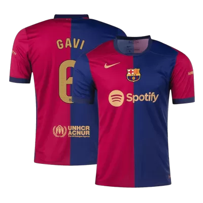 GAVI #6 New Barcelona Jersey 2024/25 Home Soccer Shirt - Best Soccer Players