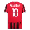 RAFA LEÃO #10 New AC Milan Jersey 2024/25 Home Soccer Shirt Player Version Version - UCL - Best Soccer Players