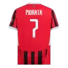 MORATA #7 New AC Milan Jersey 2024/25 Home Soccer Shirt Player Version Version - UCL - Best Soccer Players