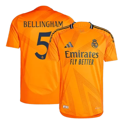 BELLINGHAM #5 New Real Madrid Jersey 2024/25 Away Soccer Shirt Player Version Version - Best Soccer Players