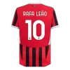 Authentic RAFA LEÃO #10 AC Milan Home Soccer Jersey 2024/25 - Best Soccer Players