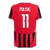 Authentic PULISIC #11 AC Milan Home Soccer Jersey 2024/25 - UCL - Best Soccer Players