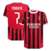 Authentic MORATA #7 AC Milan Home Soccer Jersey 2024/25 - UCL - Best Soccer Players