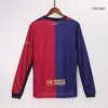 New Barcelona Jersey 2024/25 Home Soccer Long Sleeve Shirt - Best Soccer Players