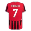 Authentic MORATA #7 AC Milan Home Soccer Jersey 2024/25 - Best Soccer Players