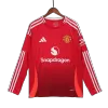 New Manchester United Jersey 2024/25 Home Soccer Long Sleeve Shirt - Best Soccer Players