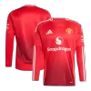 New Manchester United Jersey 2024/25 Home Soccer Long Sleeve Shirt - Best Soccer Players