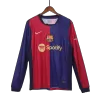 New Barcelona Jersey 2024/25 Home Soccer Long Sleeve Shirt - Best Soccer Players